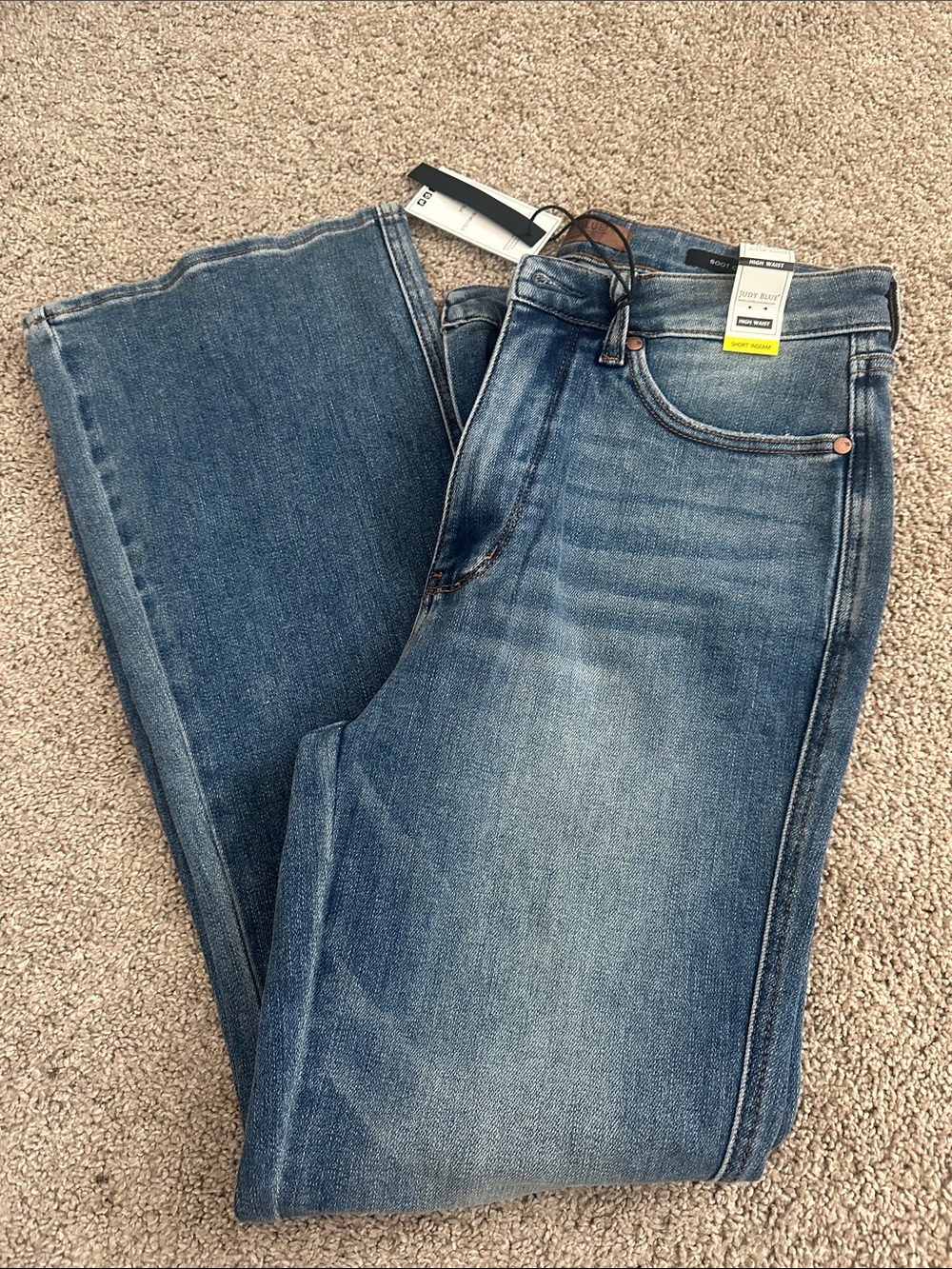 Judy Blue boot cut Women's Jeans, Medium Blue NWT